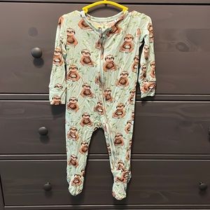 Posh Peanut Sloth Footie - 12-18 month